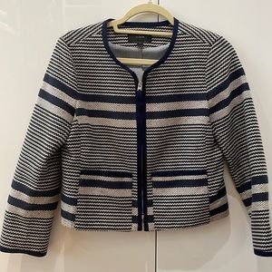 EUC - J Crew cropped striped jacket - 4